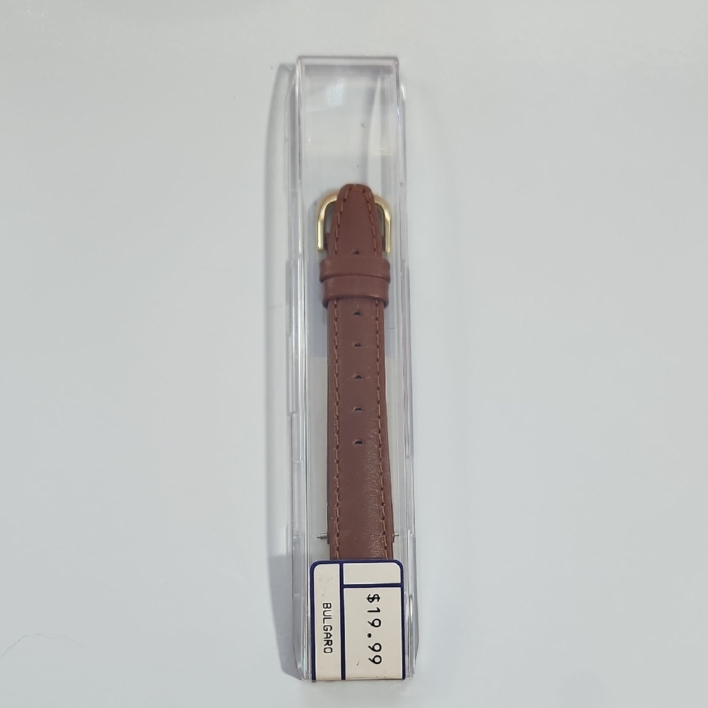 Bulova Marcco Brown Leather Strap with Gold Buckle